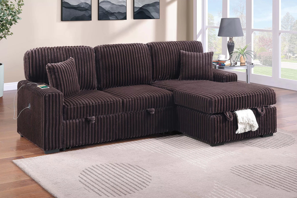 Sectional  Brown